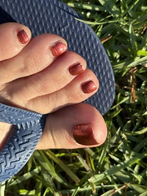 8 days pedicure