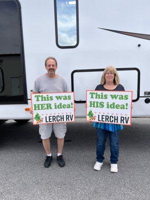 The last week of July has been a busy time for Lerch RV. So many fantastic families have followed the Fox to better RV Savings! Thank you to