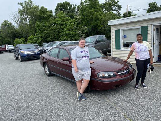 Her first car !!!!