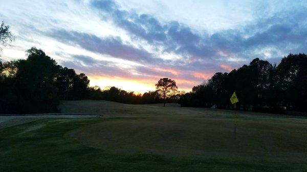 Gorgeous sunset at Stonebridge from hole #14!