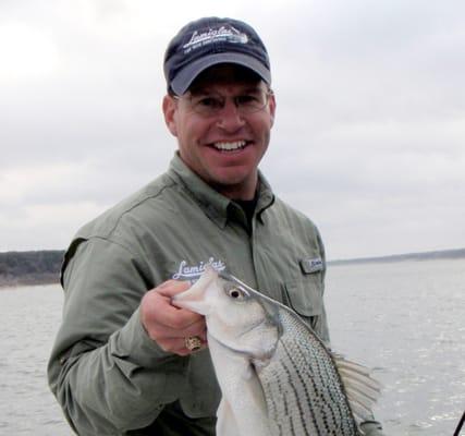 Bob Maindelle, Holding the Line Guide Service, fishes Belton Lake and Stillhouse Hollow  year 'round. 20 years' experience.