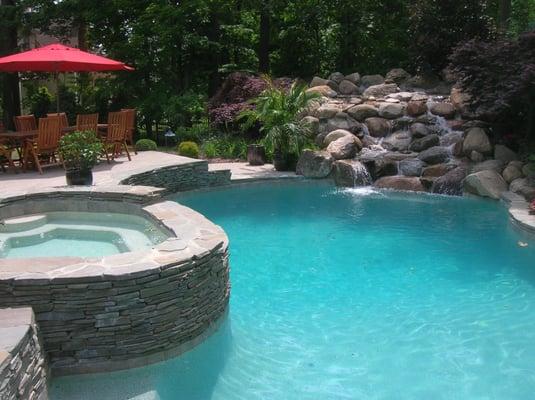 Add a spa or waterfall!