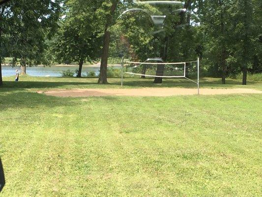 Sand Volleyball by shelter 2