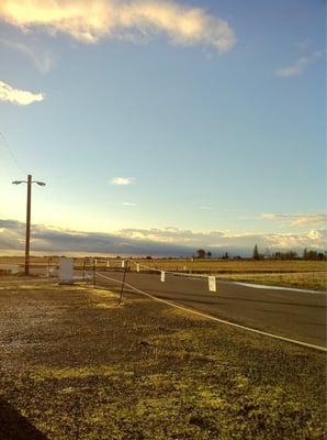 Rancher's Road behind Kolligian Library - University of California, Merced