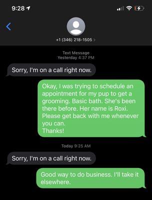 Can never reach anyone. Terrible customer service.