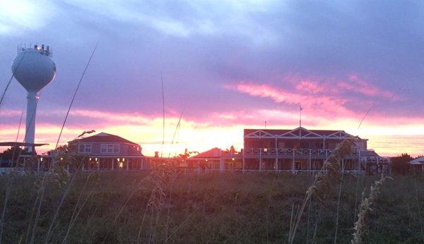 CYC from the beach at sunset.