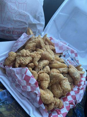 Catfish Nuggets and Fries