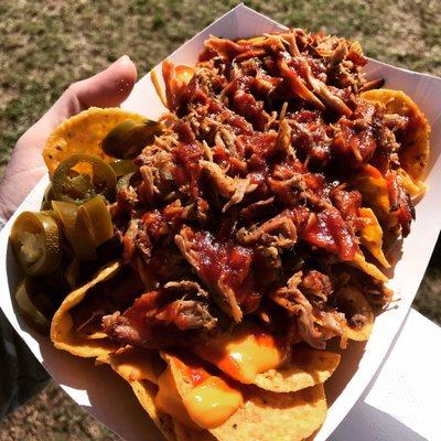 Nachos from @thesmokinbuddhabbq