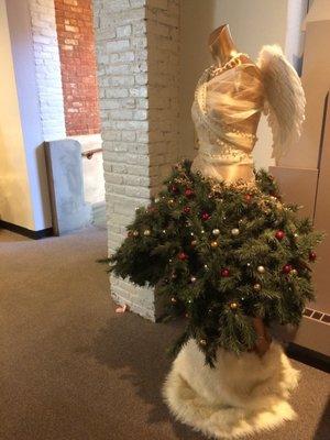 Beautiful dress/tree at the visitor center!