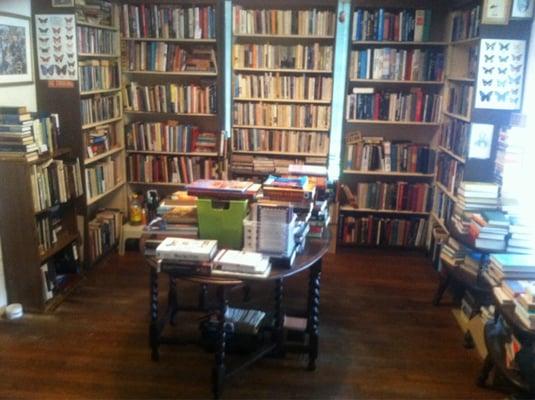 One of many rooms, this room contains classics-fiction-philosophy