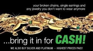 Sell your unwanted jewelry for cash on the spot