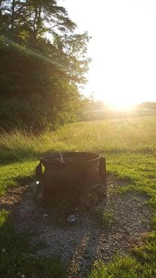 Firepit at Free Bird Cabin