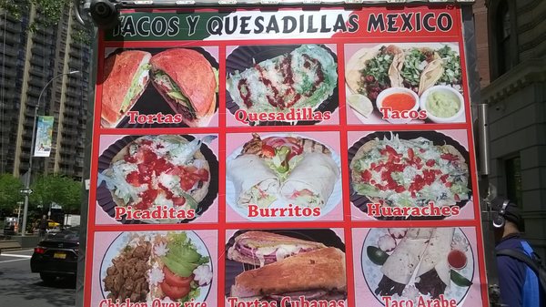 $3 tacos and $6 quesadillas;  not sure of the prices of other items as no pricing was posted