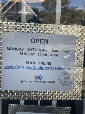 Carolyn's Designer Resale