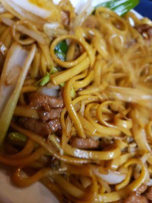 Pork Lo Mein.  It was pretty good