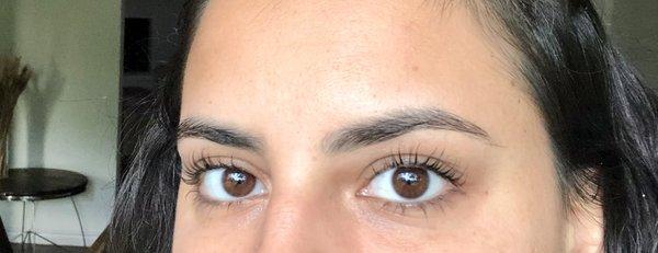 Amazing results from the lash lift!