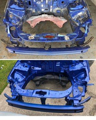 Engine Bay Repair (Before/After)