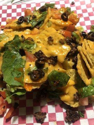 Trash can nachos