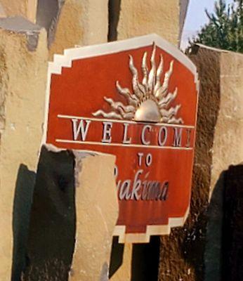 Welcome sign