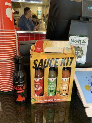 Bottled Sauces available for purchasing 3.21.24