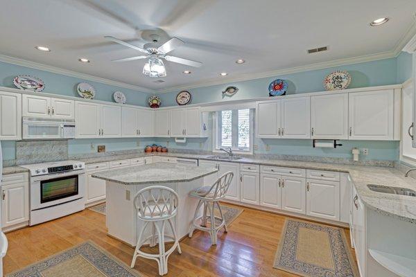 Kitchen in Seabrook Island home