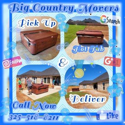 Hot Tub Pick Up and Deliver . Let's add a little warmth to your back yard.  Therapeutic‍ and relaxing‍.