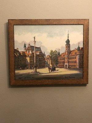 Painting from Warsaw, Poland.