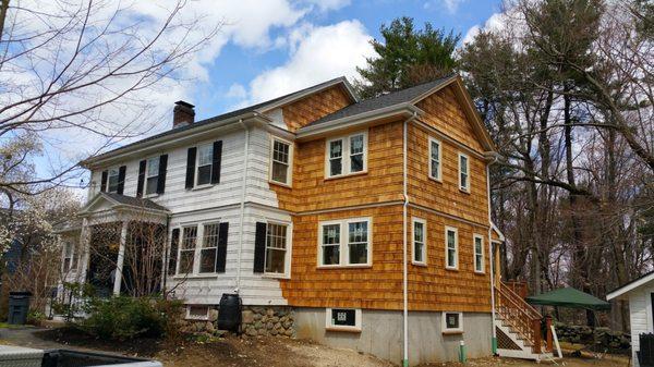 Two story addition with full basement, new kitchen, master bedroom, and 2.5 bathrooms.