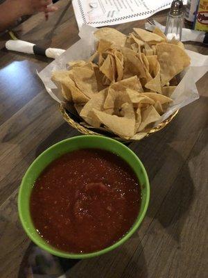 Awesome chips and salsa