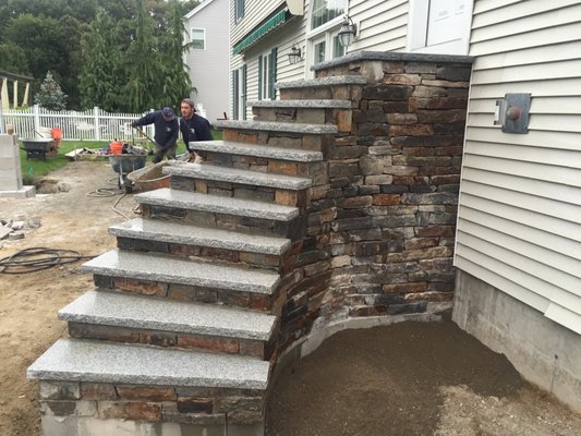 Natural Stone Staircase