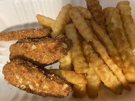 Tenders & Fries (So good I ate a few before I could even snap the pic)