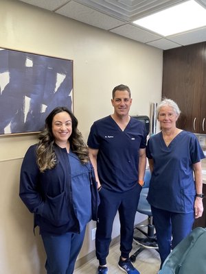 Pictured from left to right - Dr Cangialosi, Dr Napolitano & Dr Olsen