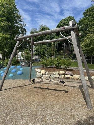 Very interesting swing at the playground