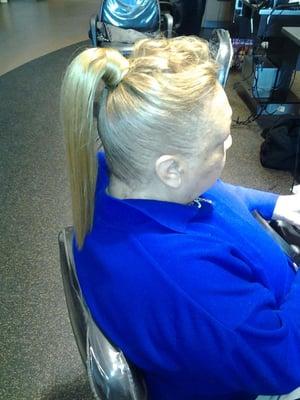 My work- Updo