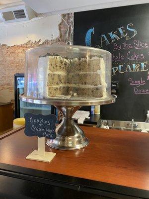 Cookies and Cream Layer Cake.