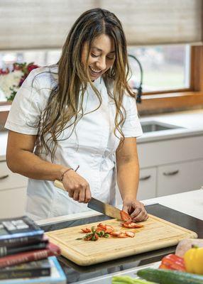 All meals are prepared by local executive Chef Beca Tuinei