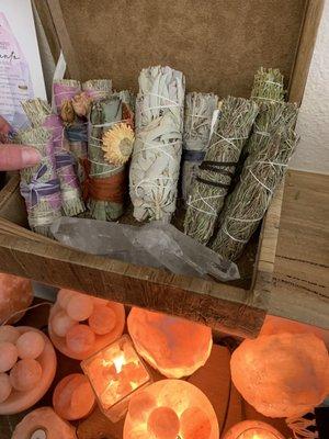 Beautiful Sage bundles to clear out bad toxic vibes