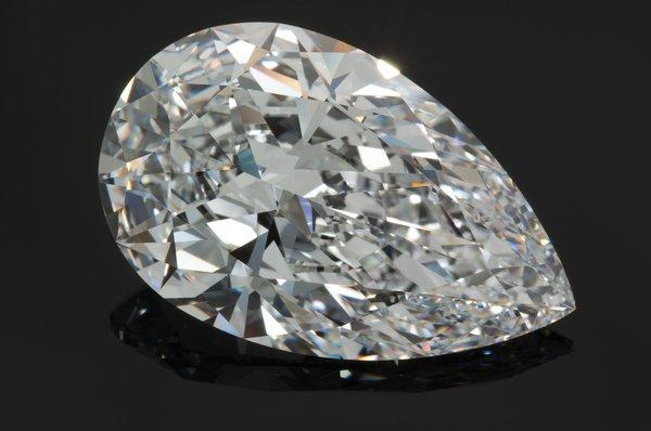 21 carat Pear Shape Diamond