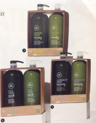 PM Tea Tree and Lavender Mint  shampoo and conditioner liter duos