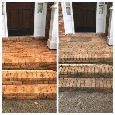 Brick Cleaning done right by Southern Wash Pros