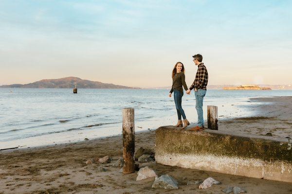 Engagement session at Crissy Field in San Francisco