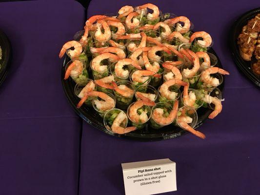 M. Montgomery Elementary school teacher appreciation day fall 2018 pasta bar... Popirana topped with shrimp