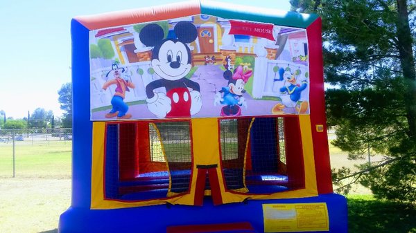 Module bouncer with Mickey Mouse Banner $80