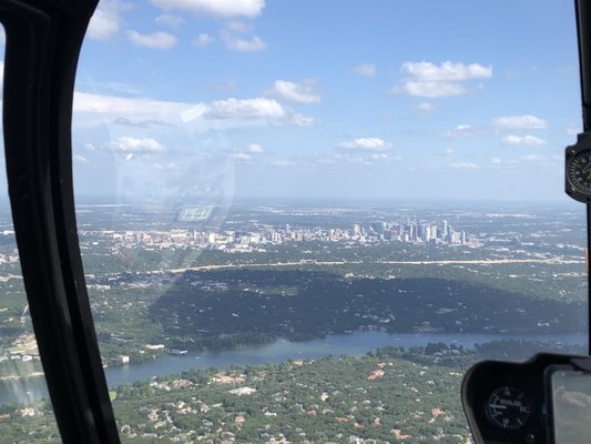 City limit approach to Austin