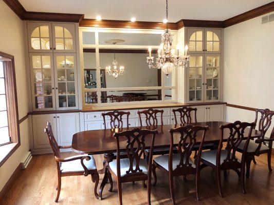 Formal dining room cabinets