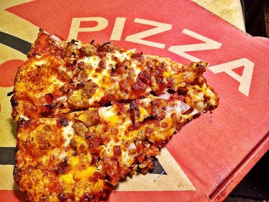 Bacon Cheeseburger Pizza OMG fantastic