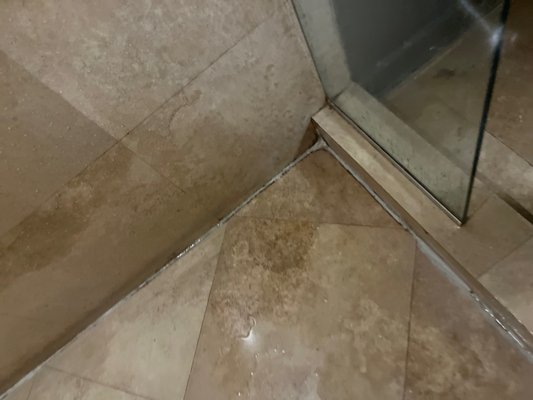 Nasty floor in shower