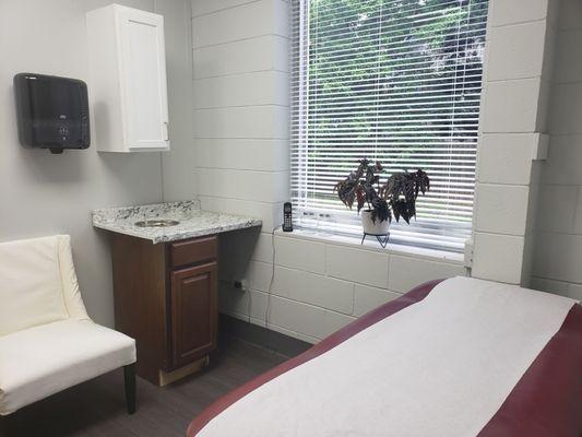 Clinic exam room