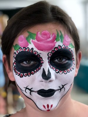 Day of the Dead face painting