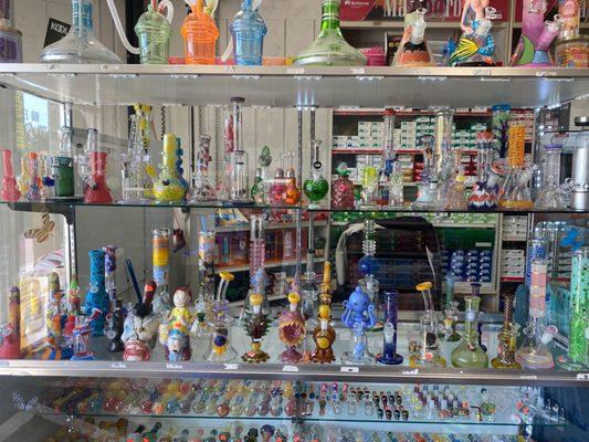 Great assortment of bongs